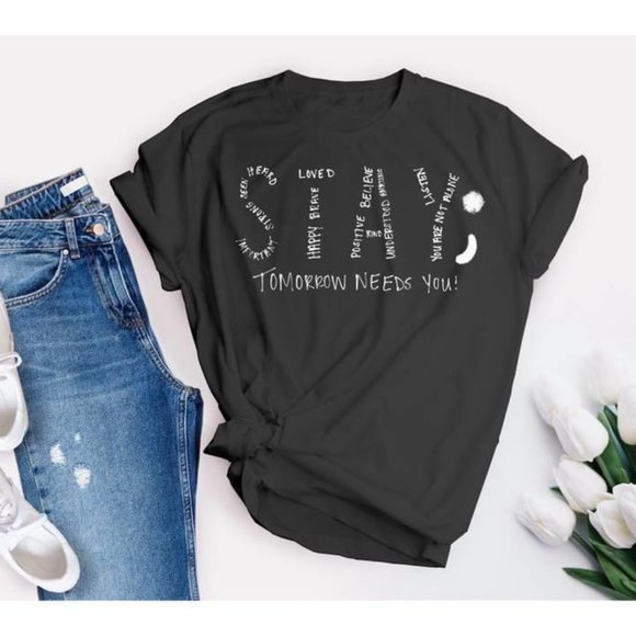 The Clawset Tops - STAY Mental Health T-Shirt